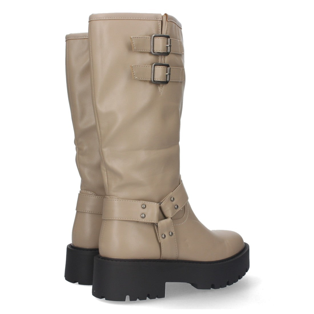 Botas Kaki Altas - Estilo Militar Urbano