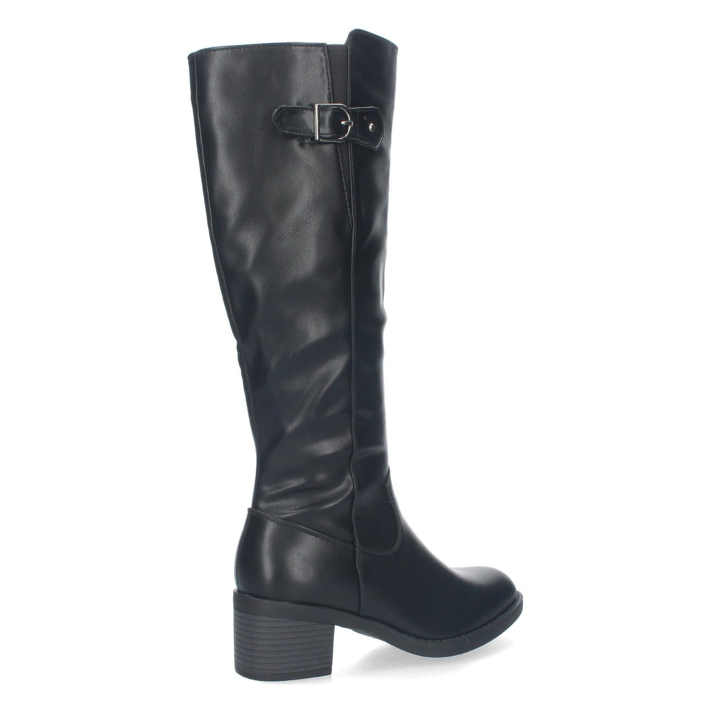 Botas Altas con Hebilla Superior - Negro (34.5cm)