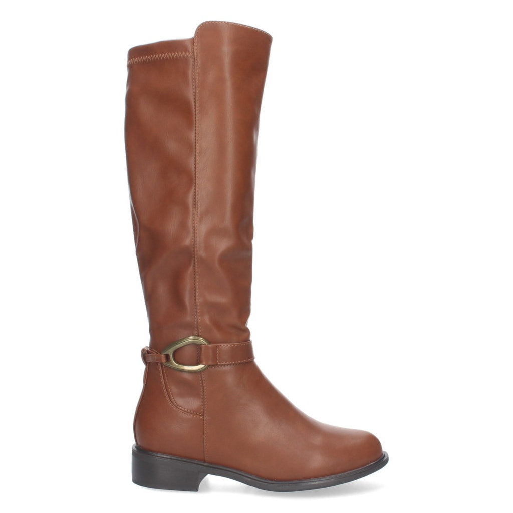 Botas Altas Elegantes con Hebilla - Camel