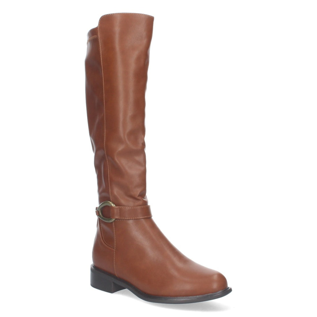 Botas Altas Elegantes con Hebilla - Camel