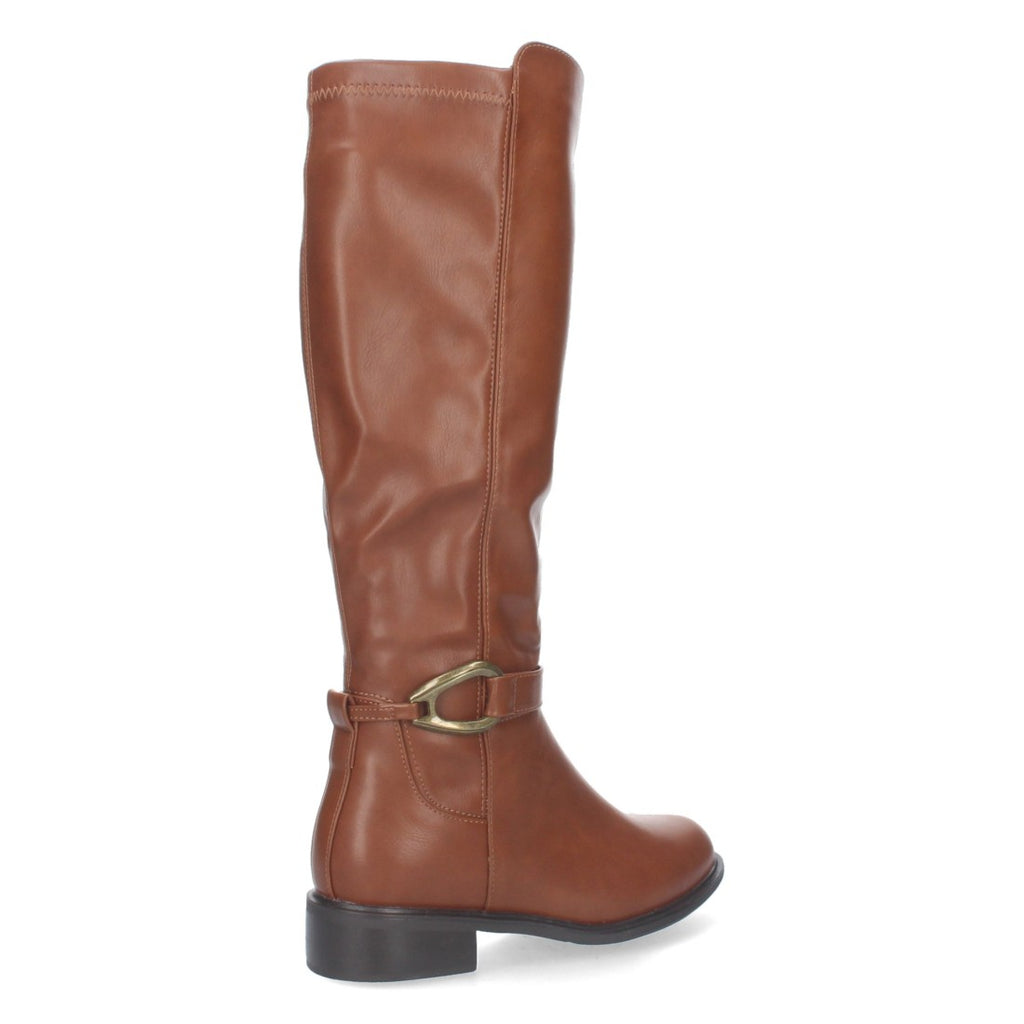 Botas Altas Elegantes con Hebilla - Camel