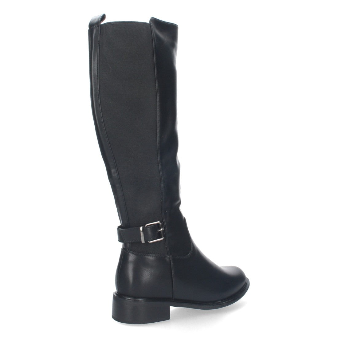 Botas Altas Elegantes con Hebilla - Negro (37cm)
