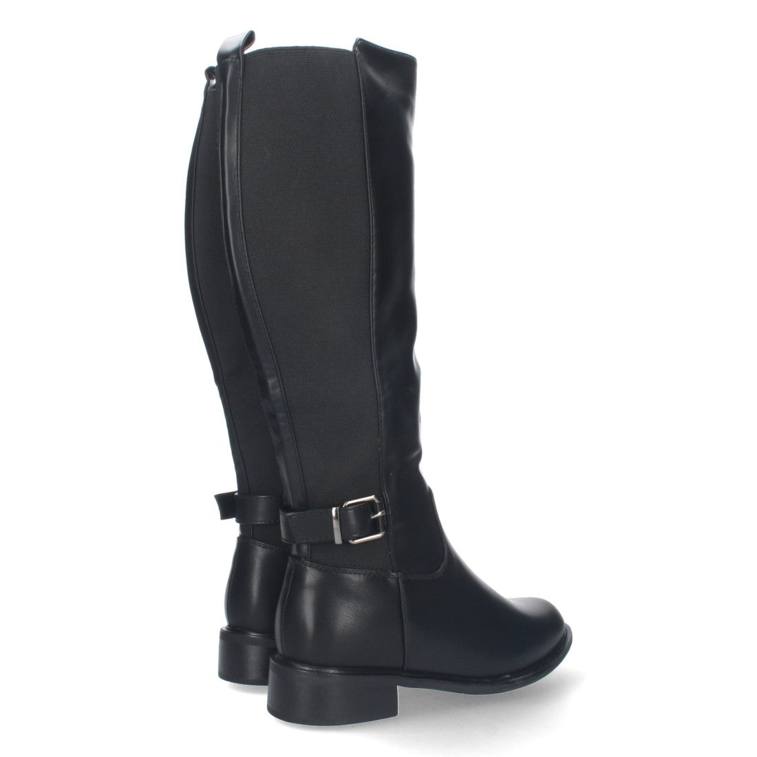 Botas Altas Elegantes con Hebilla - Negro (37cm)