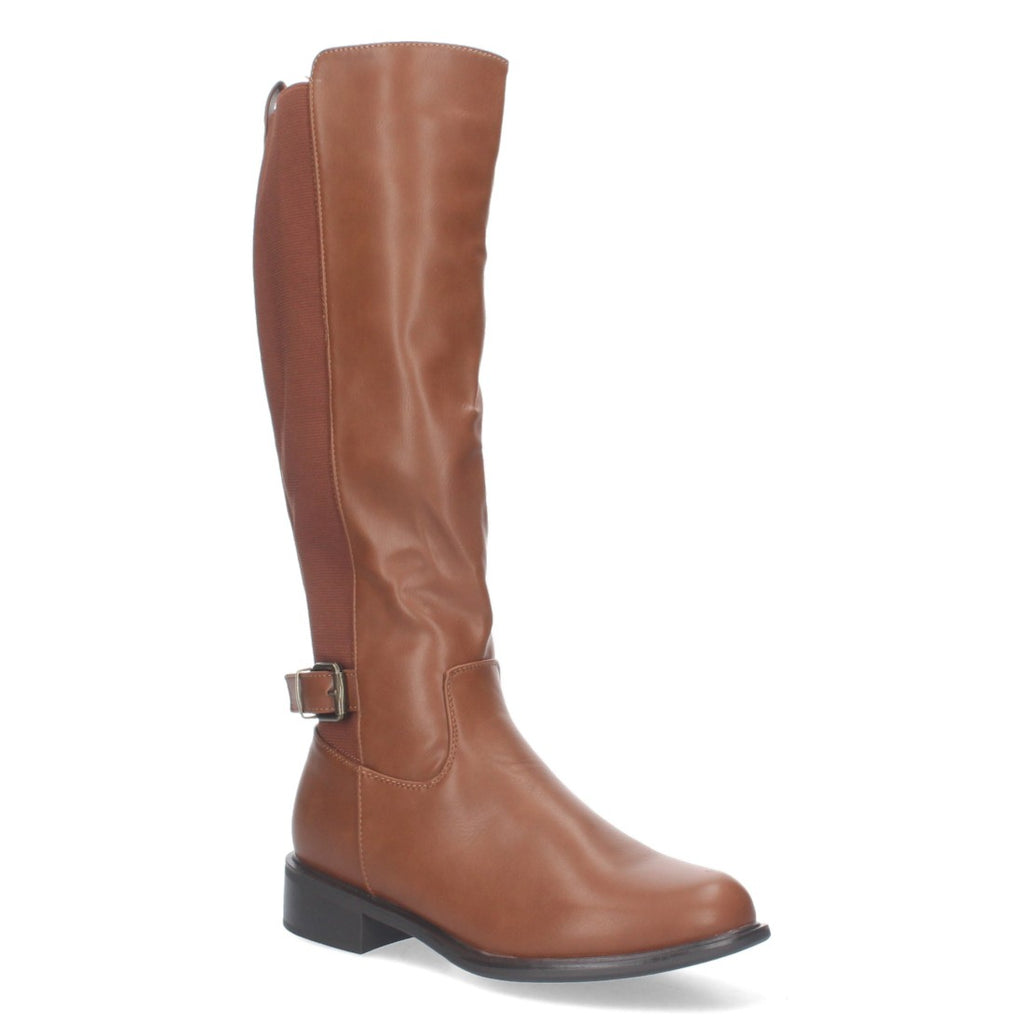 Botas Altas Elegantes con Hebilla - Camel (37cm)
