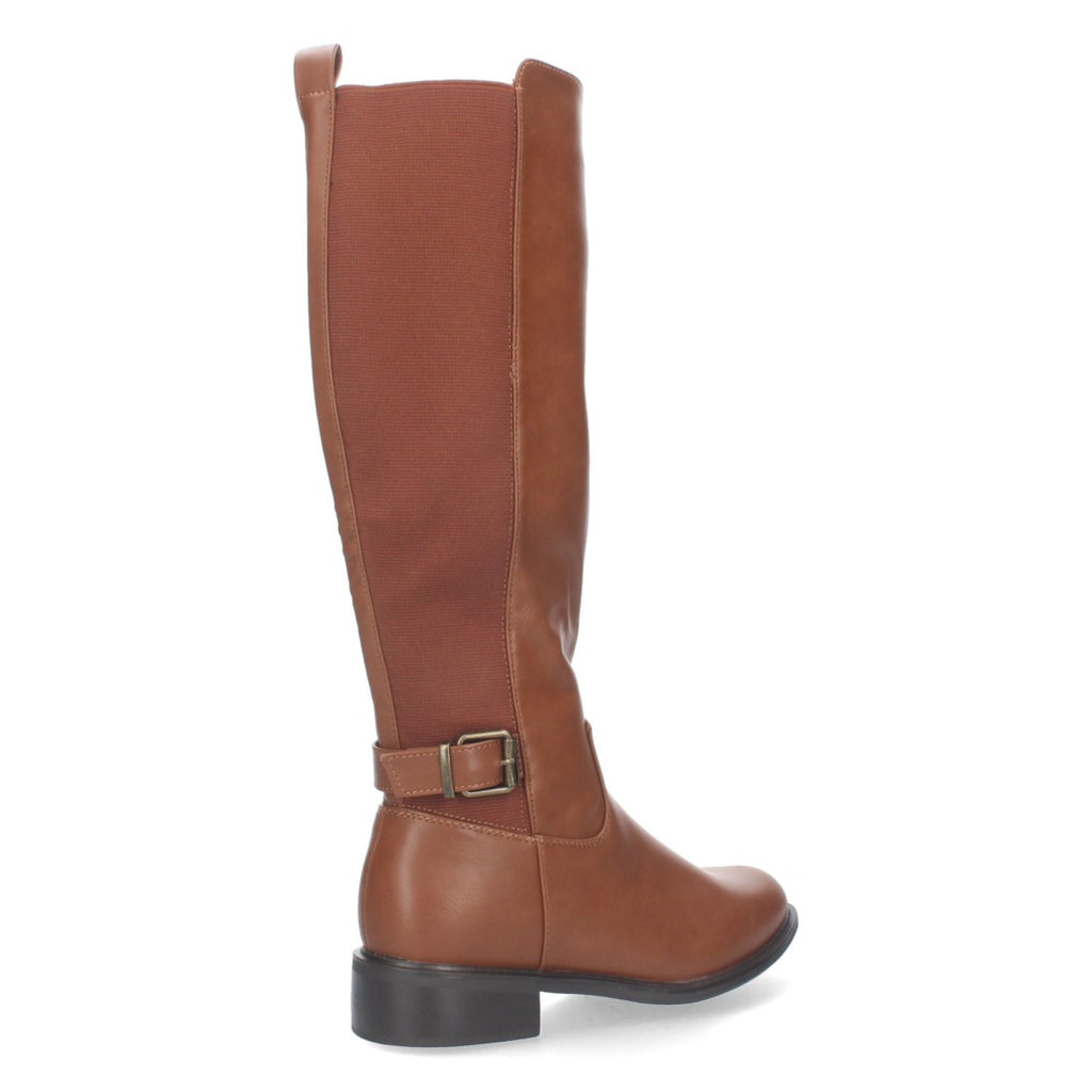 Botas Altas Elegantes con Hebilla - Camel (37cm)