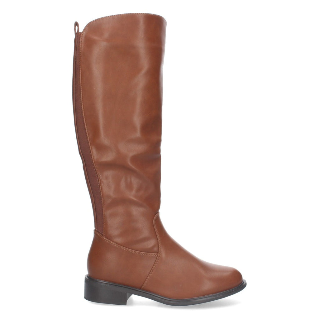 Botas Altas Lisas Elegantes - Camel (38.5cm)