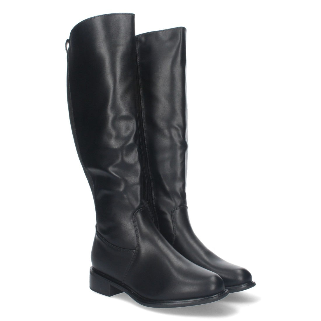 Botas Altas Lisas Elegantes - Negro (38.5cm)
