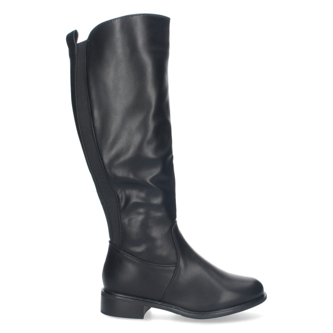 Botas Altas Lisas Elegantes - Negro (38.5cm)