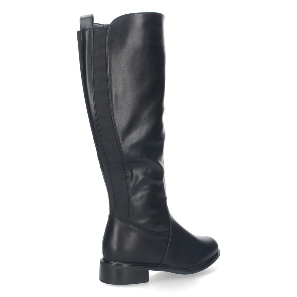 Botas Altas Lisas Elegantes - Negro (38.5cm)