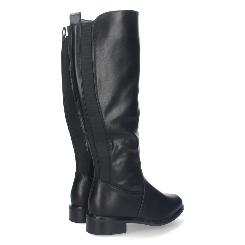 Botas Altas Lisas Elegantes - Negro (38.5cm)