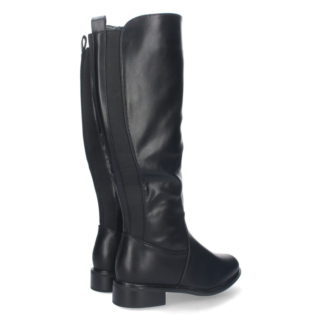 Botas Altas Lisas Elegantes - Negro (38.5cm)