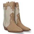Elegante camel Stiefel mit Absatz