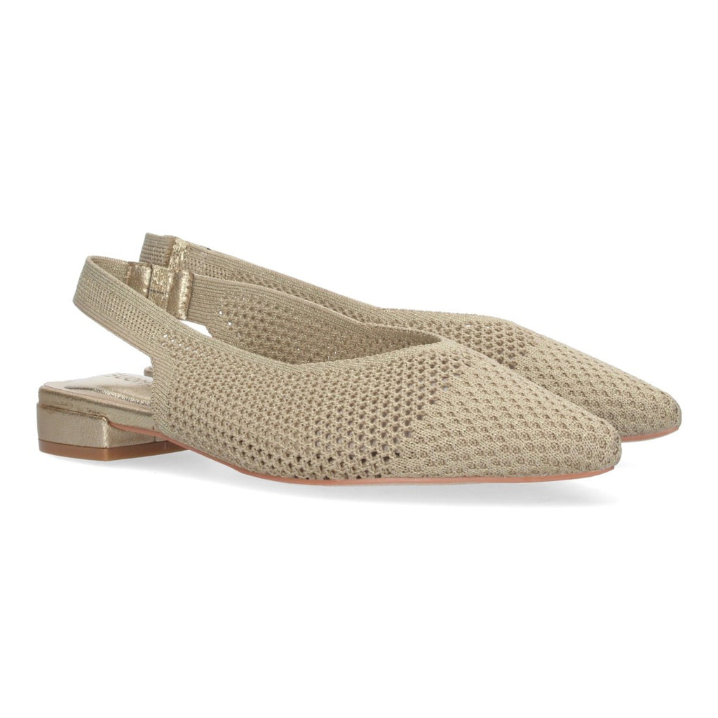 Zapatos Salón Dorados Mujer Elegantes Fiesta