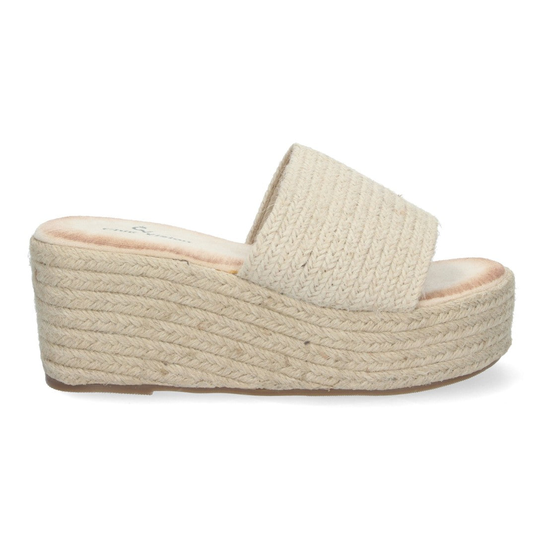 Sandalias Beige Mujer Plataforma Yute Elegantes