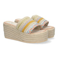 Sandalias Camel Mujer Plataforma Yute Elegantes