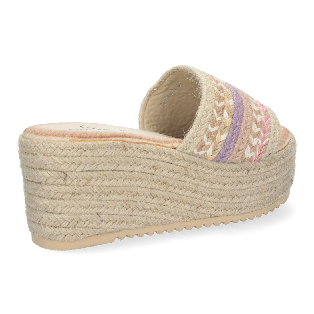 Sandalias Rosas Mujer Plataforma Yute Elegantes