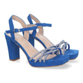 Sandalias Azules Mujer Elegantes Verano
