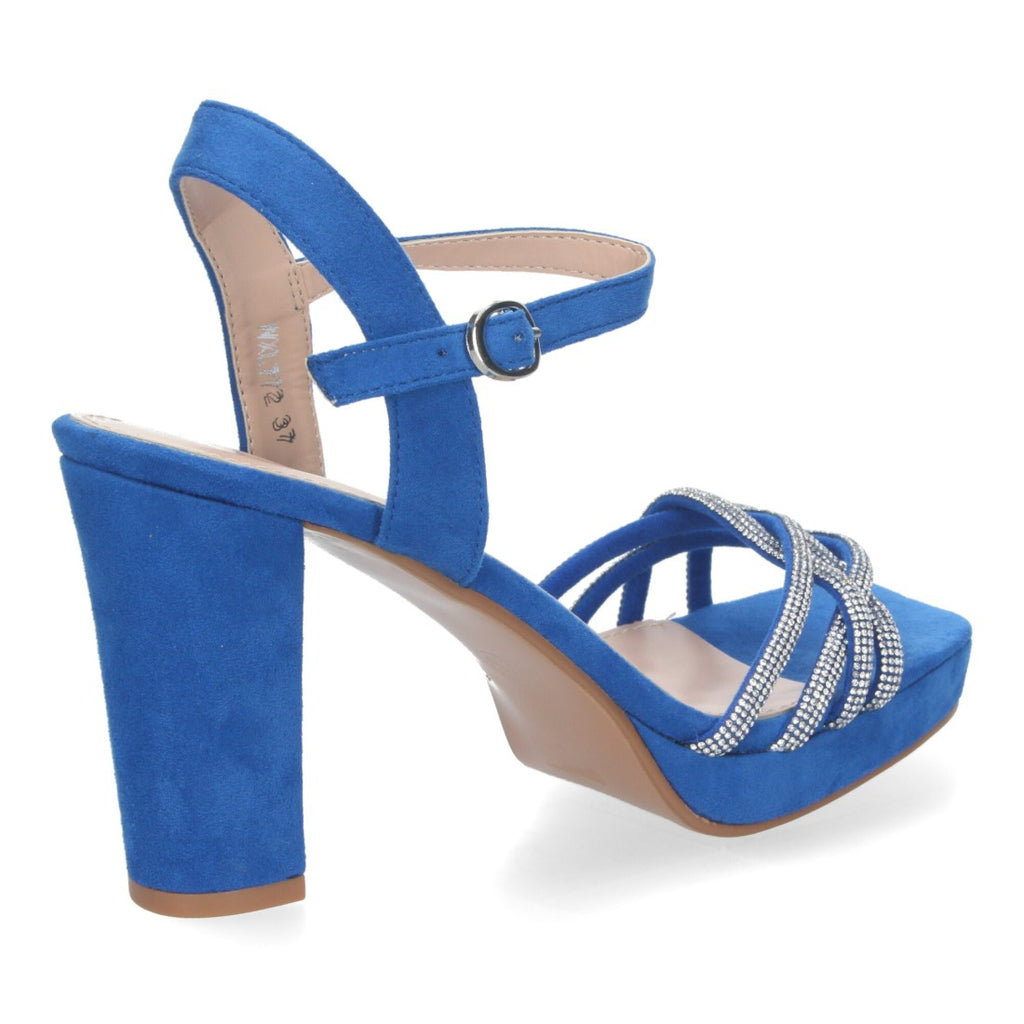 Sandalias Azules Mujer Elegantes Verano