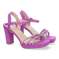 Sandalias Lilas Mujer Elegantes Verano