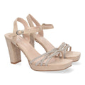 Sandalias Beige Mujer Elegantes Verano