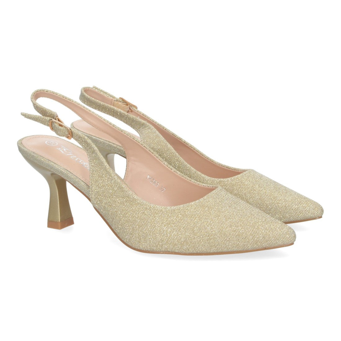 Pumps Oro Brillantes