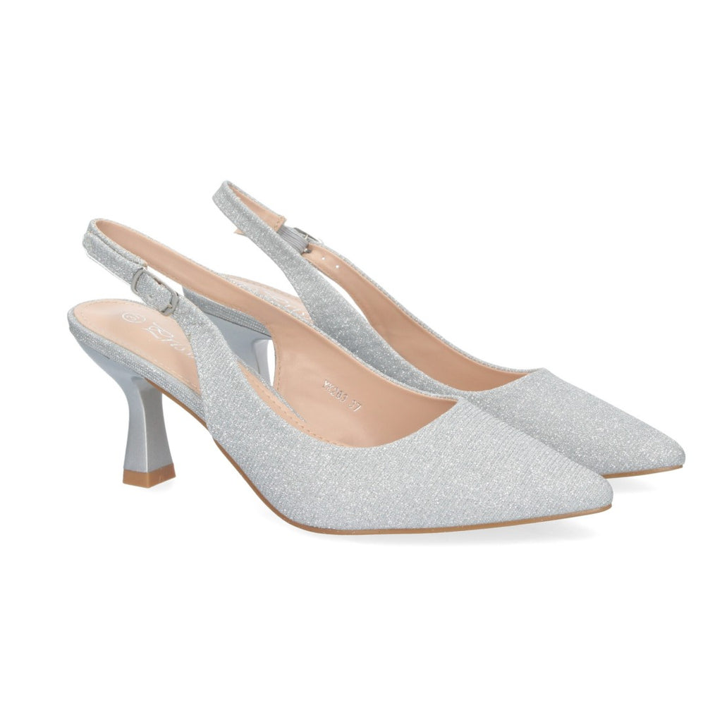 Pumps Plata Glamurosos