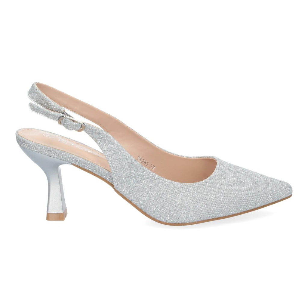Pumps Plata Glamurosos