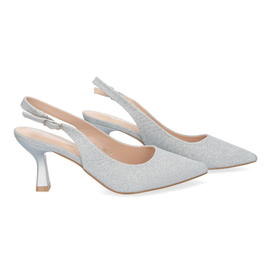Pumps Plata Glamurosos