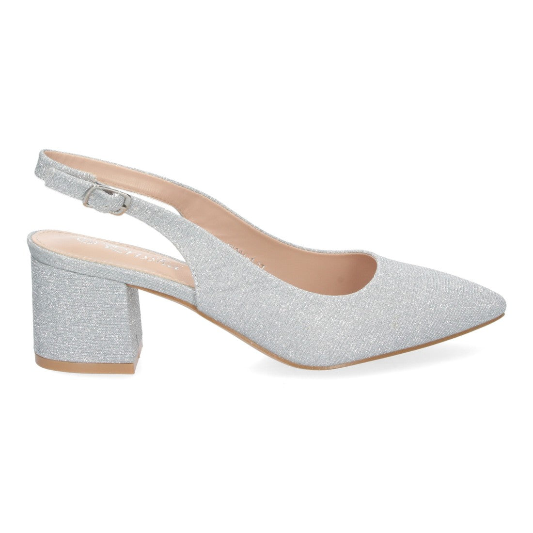 Pumps Plata Brillantes