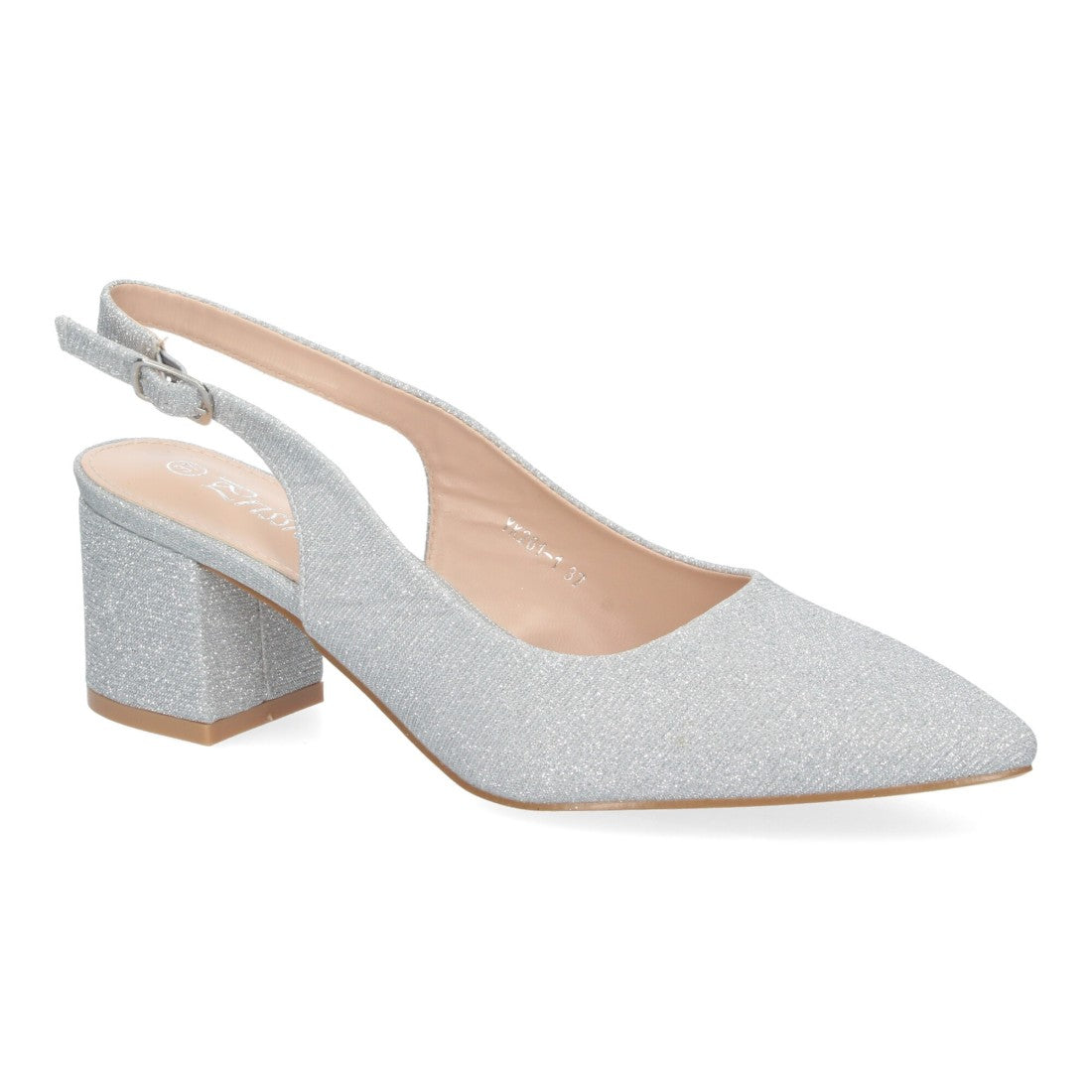 Pumps Plata Brillantes