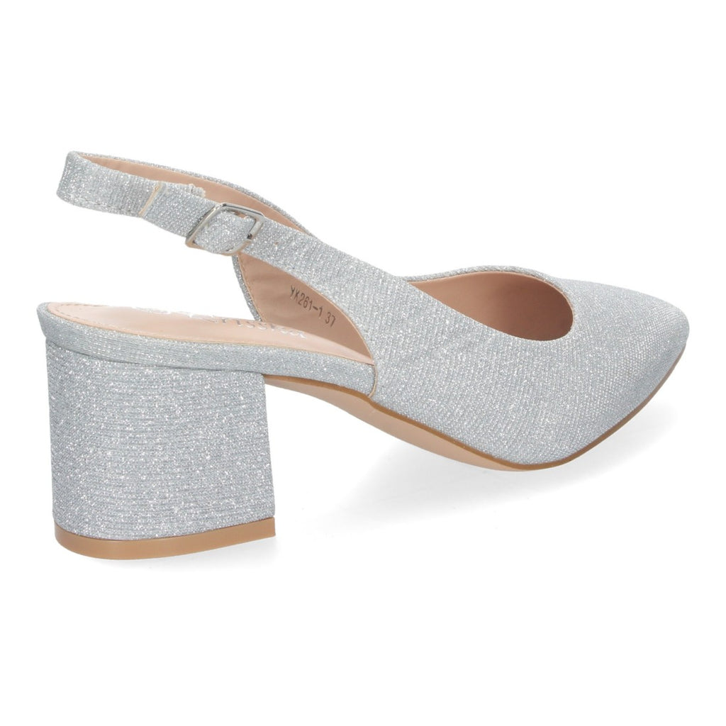 Pumps Plata Brillantes