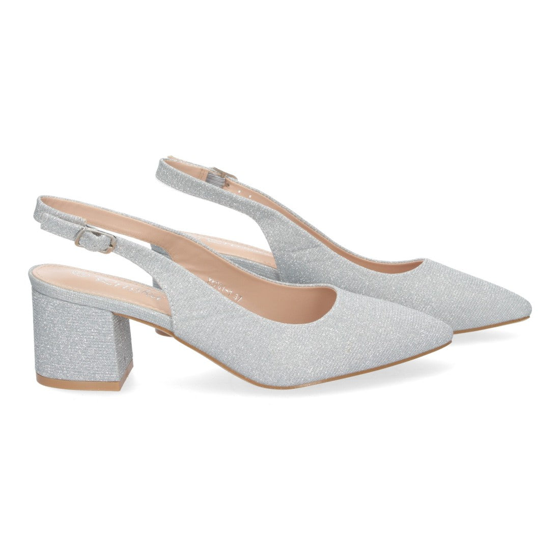 Pumps Plata Brillantes