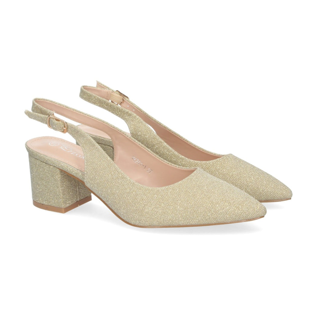 Pumps Oro Luminosos
