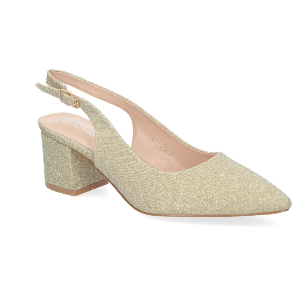 Pumps Oro Luminosos
