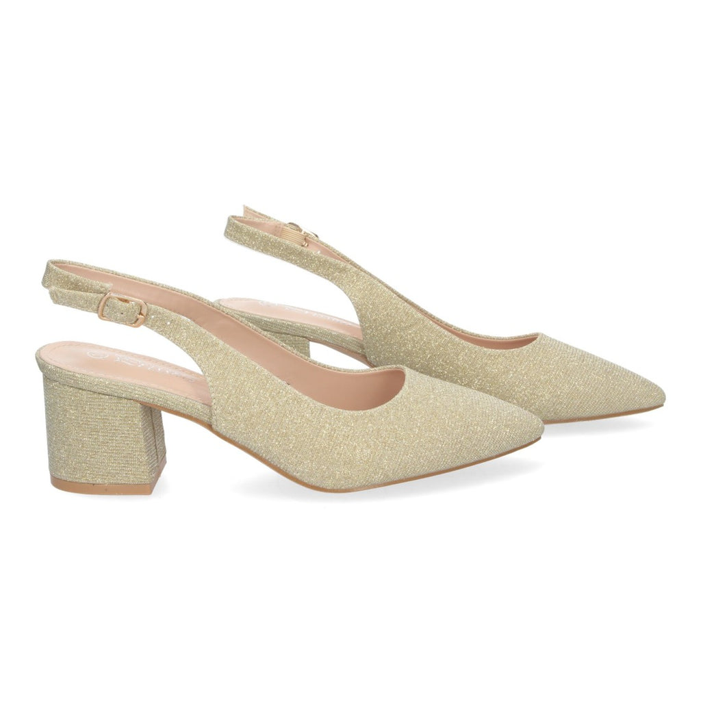 Pumps Oro Luminosos