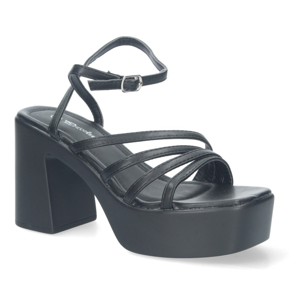 Sandalias Planas Negro Mujer