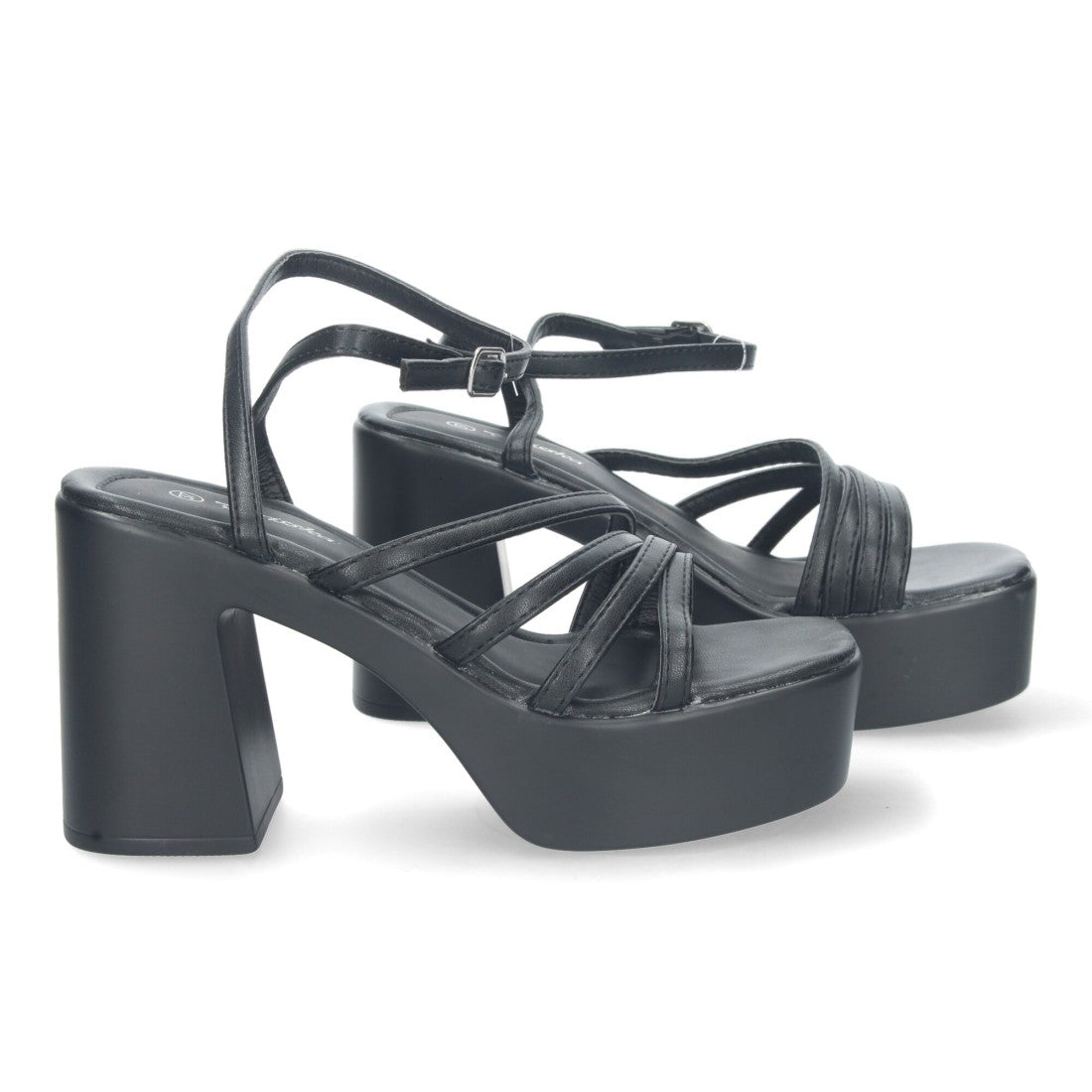 Sandalias Planas Negro Mujer