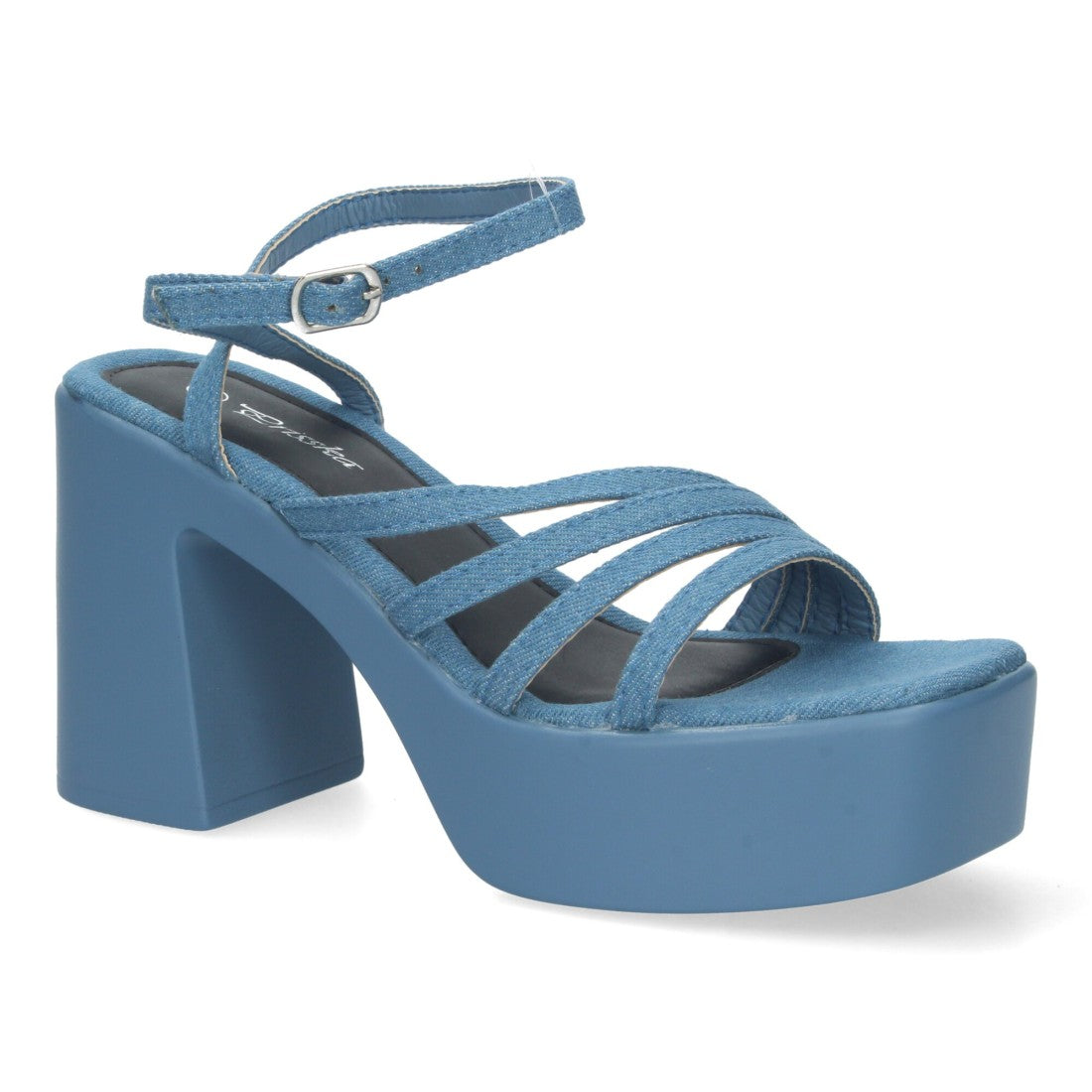 Sandalias Planas Jeans Mujer