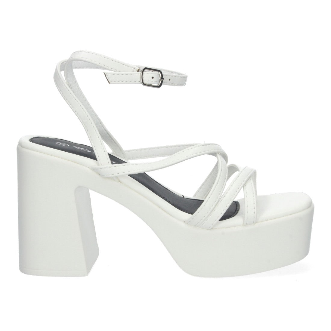 Sandalias Planas Blanco Mujer
