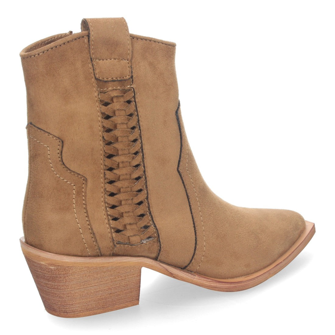 Elegante camel Stiefel mit Absatz