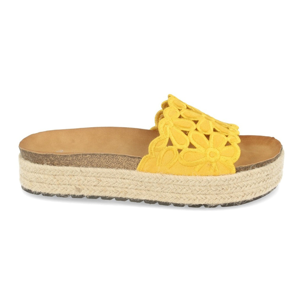 Sandalias Amarillas Mujer Verano Alegres