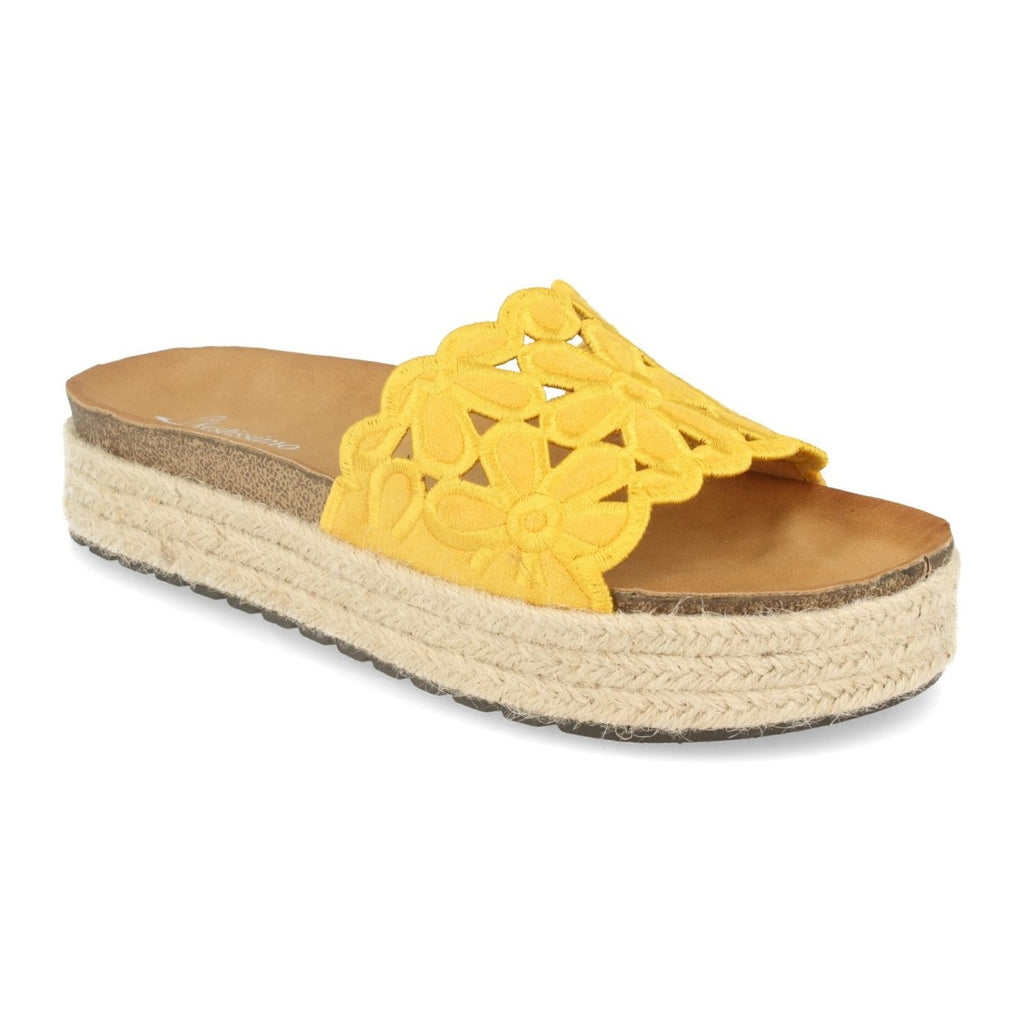Sandalias Amarillas Mujer Verano Alegres