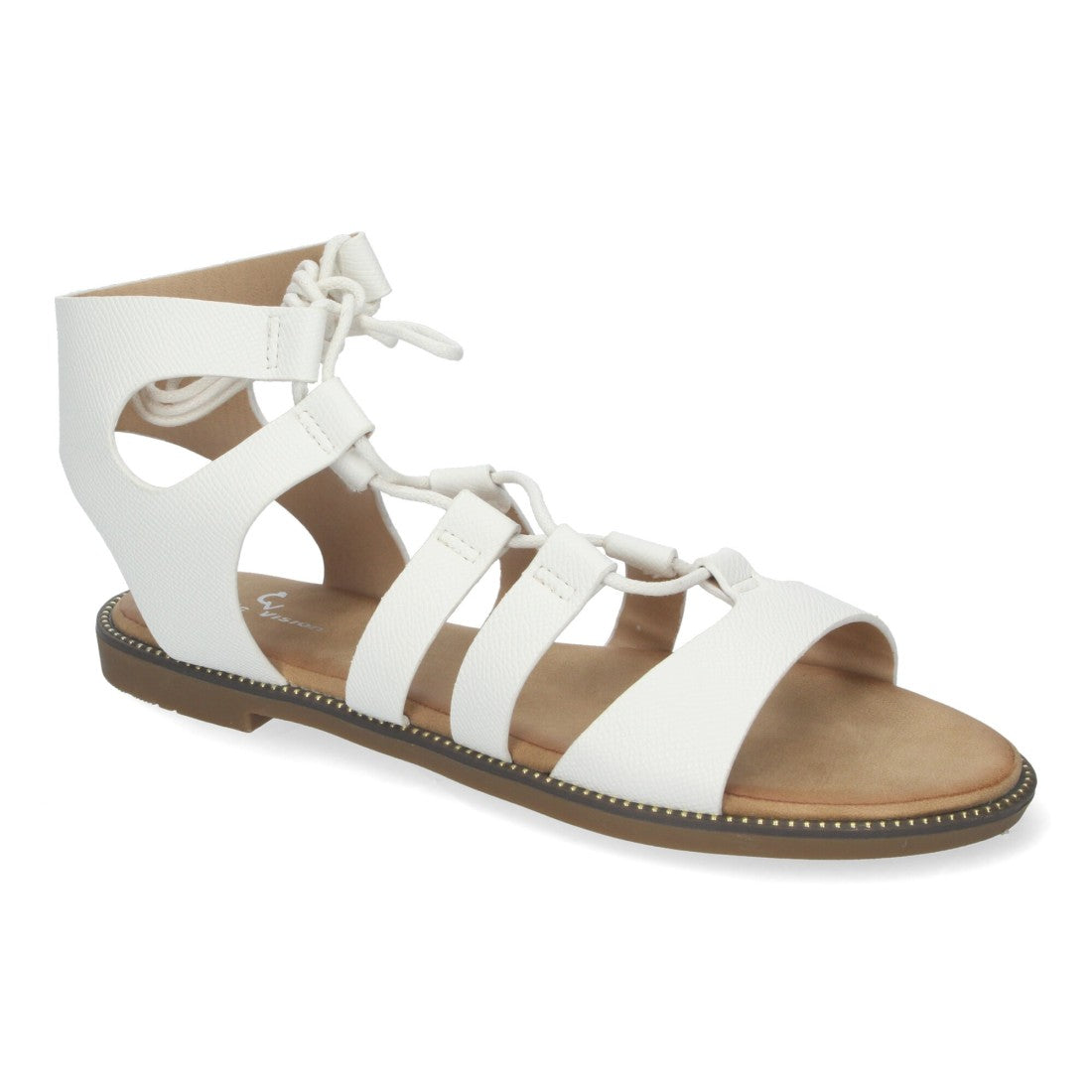 Sandalias Blancas Mujer Elegantes Verano
