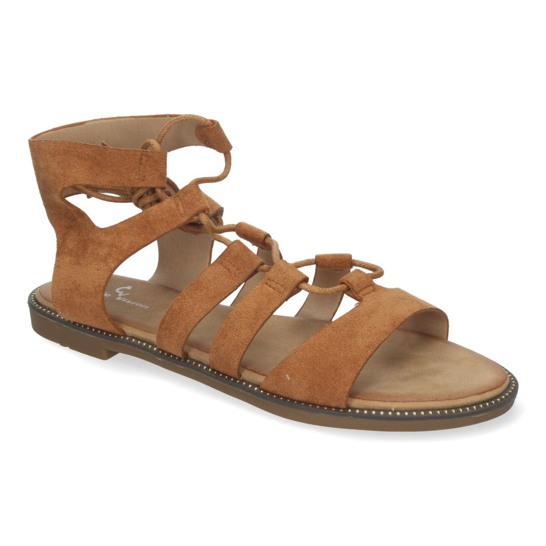 Sandalias Camel Mujer Elegantes Verano