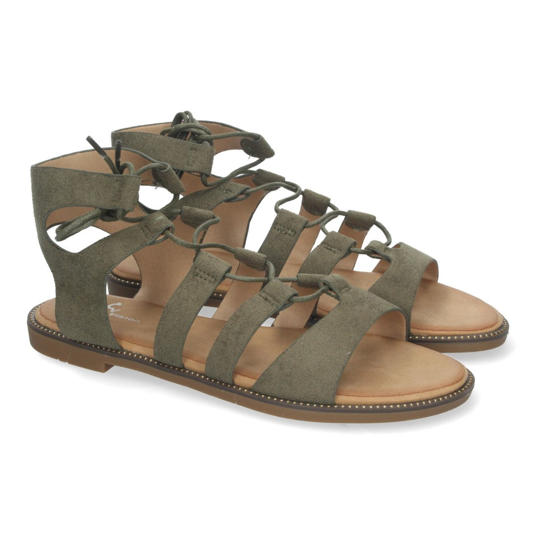Sandalias Verdes Mujer Elegantes Verano