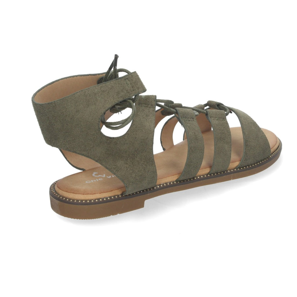 Sandalias Verdes Mujer Elegantes Verano