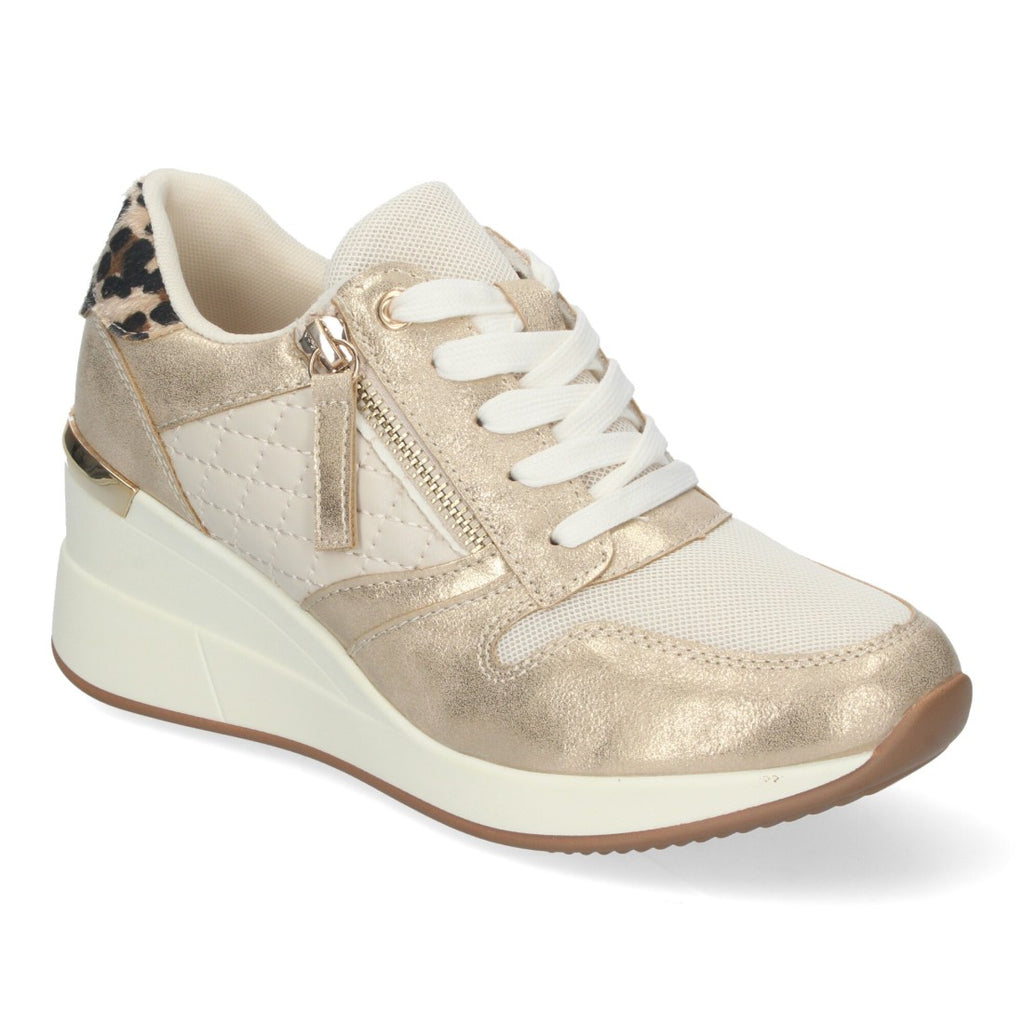 Zapatillas Doradas Urbanas - Lujo Contemporáneo