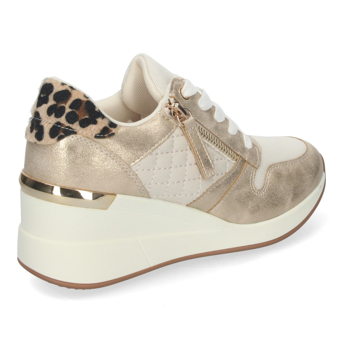 Zapatillas Doradas Urbanas - Lujo Contemporáneo