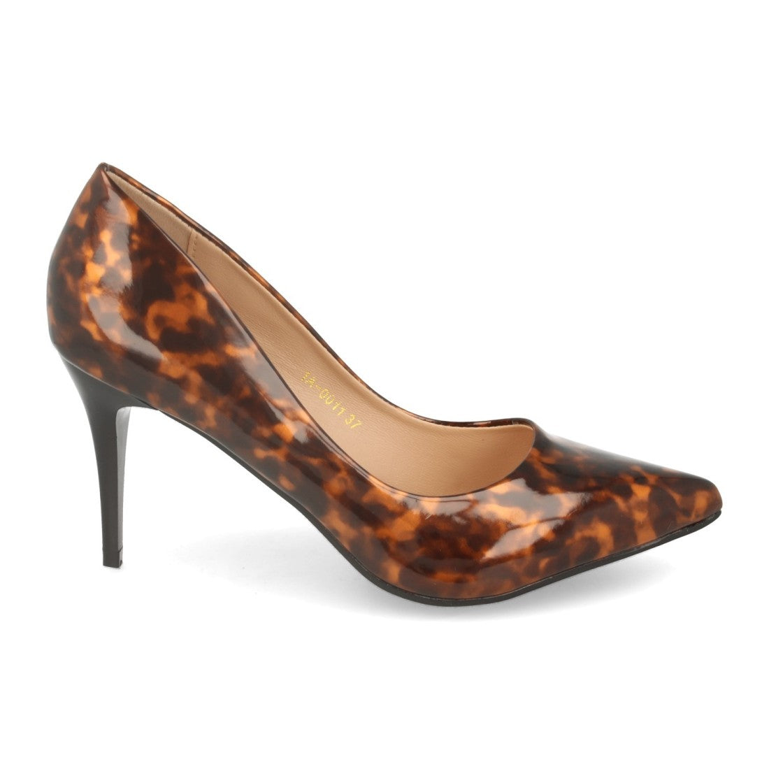 Zapatos de Tacón Marrón Elegantes Cómodos Mujer