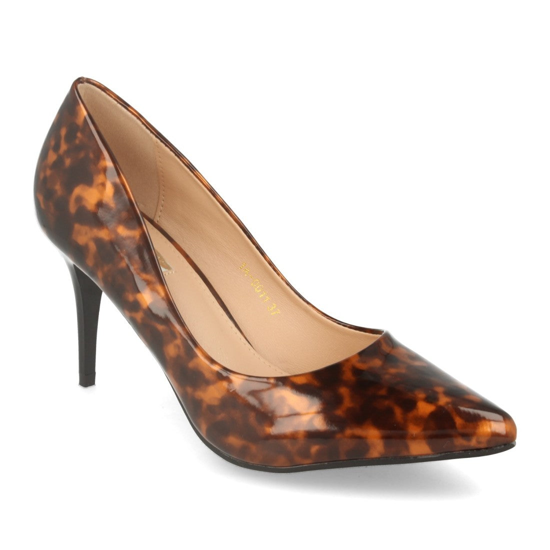 Zapatos de Tacón Marrón Elegantes Cómodos Mujer